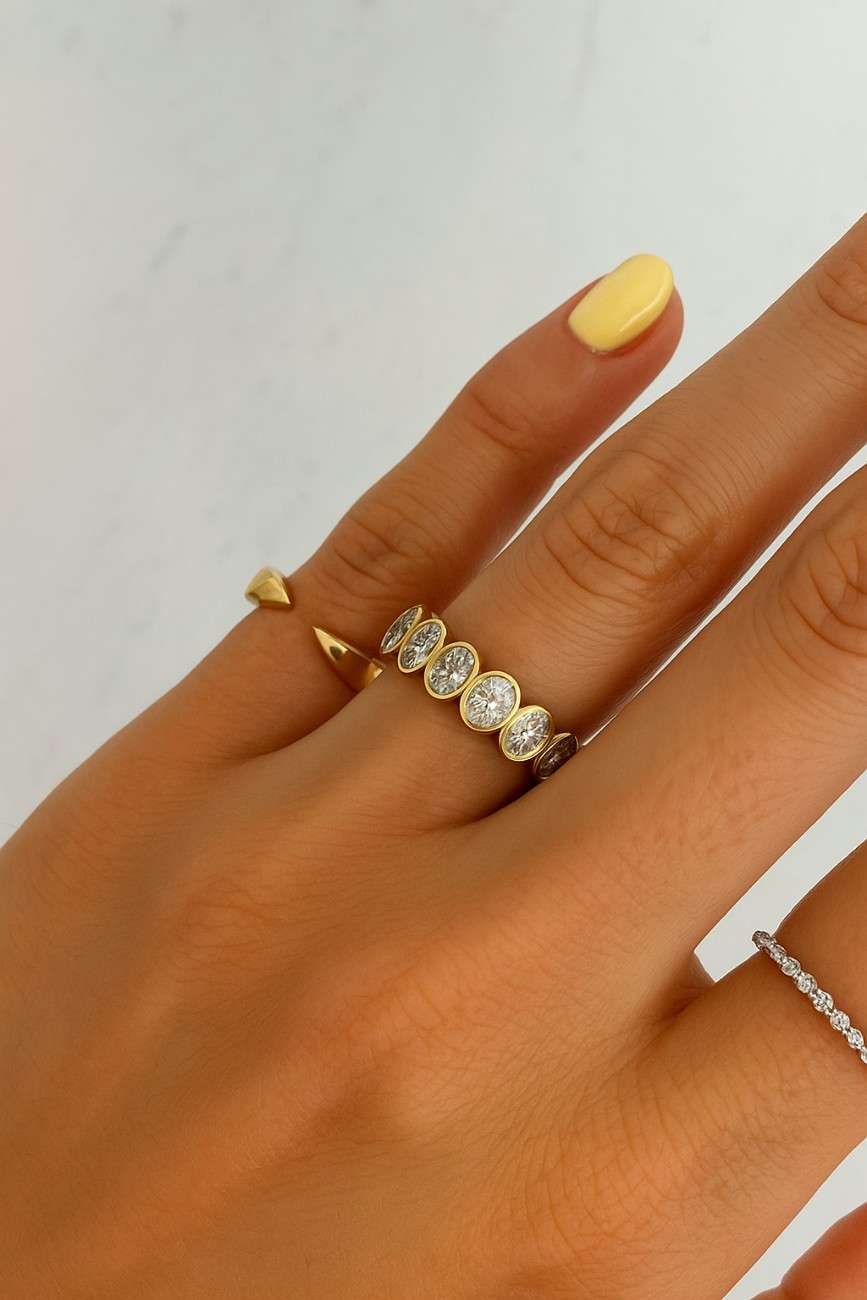 Marquise Engagement ring Gold Travel ring Unique Silver Promise ring Wedding ring Simulated diamond ring Solitaire diamond ring Gift for her
