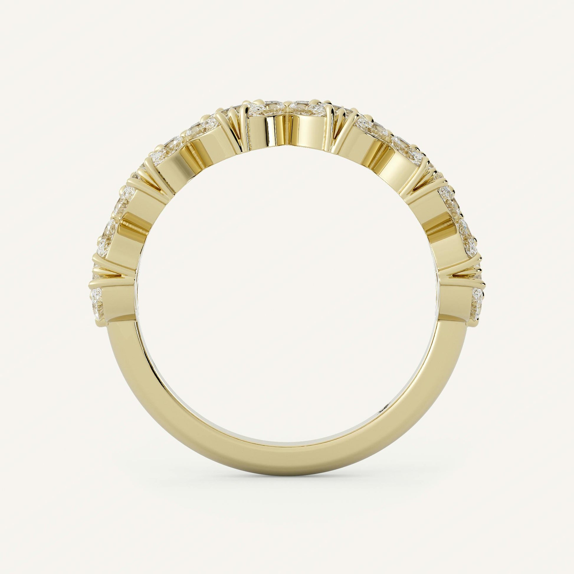 Marquise & Princess Diamond Flower Full Eternity Band