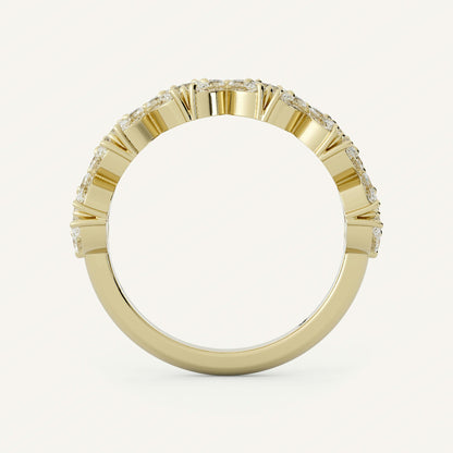 Marquise & Princess Diamond Flower Full Eternity Band