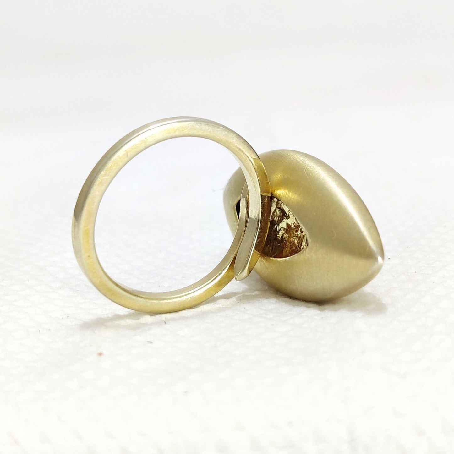 Marquise Shape Adjustable Silver Ring
