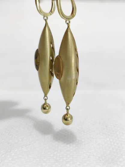  Marquise Shape Drop Dangle Earrings