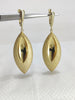 Marquise Shape Shining Mirror Earring