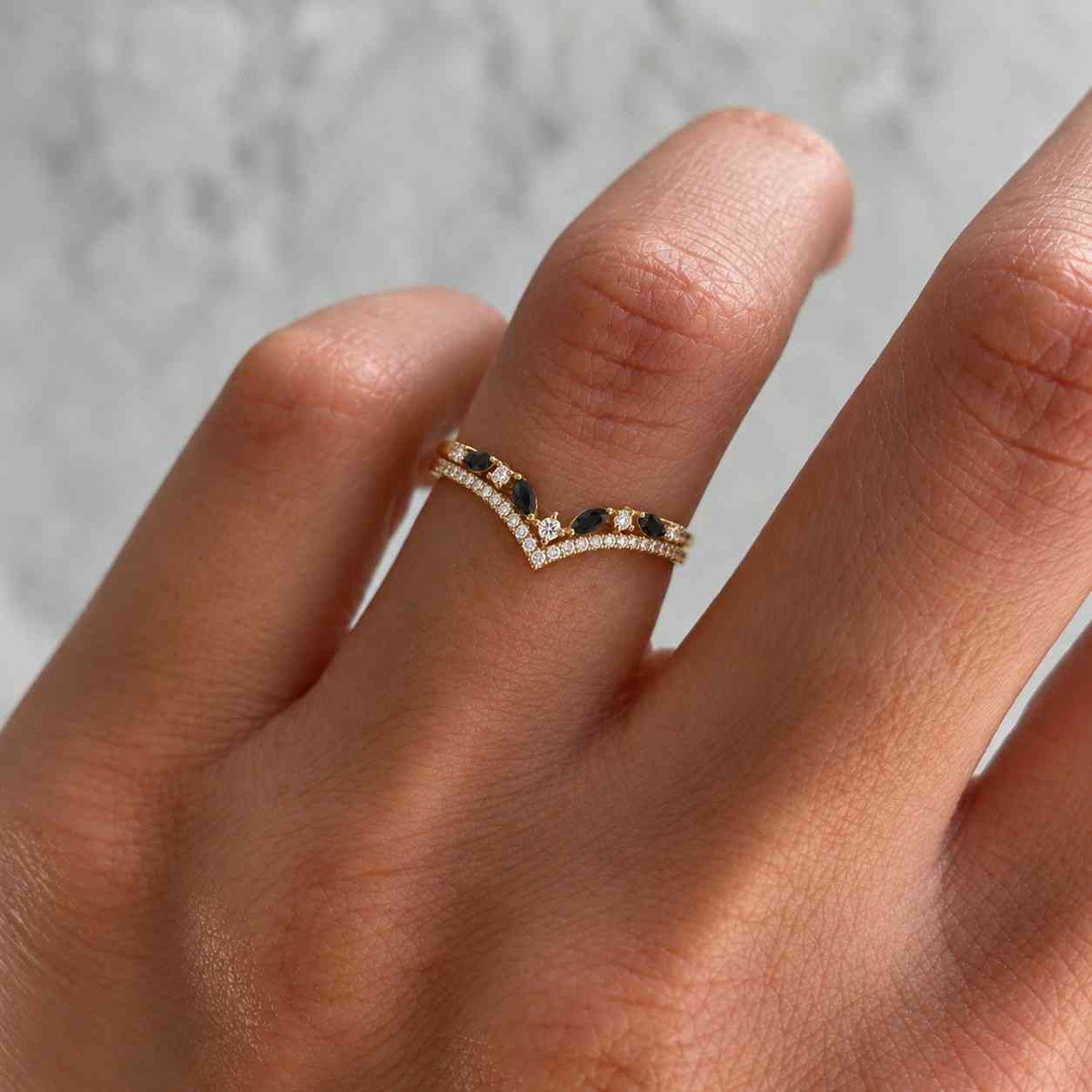 marquise cut moissanite filigree wedding band rose gold diamond curved wedding band leaf matching stacking band vintage promise band women
