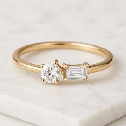 2.5 mm Round Moissanite Wedding Band Floating Bubble Band Half Eternity Band