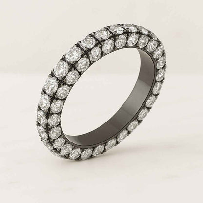 Matching Band 18K White Gold Band Promise Ring Matching Band Wedding Gift Band Stackable Band