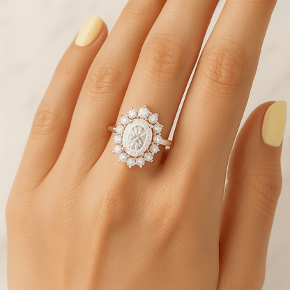 Matching Round Diamonds Wedding Band 14k Yellow Gold Wedding Rings