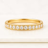 2.10 MM Round Diamond Stacking Band for Women