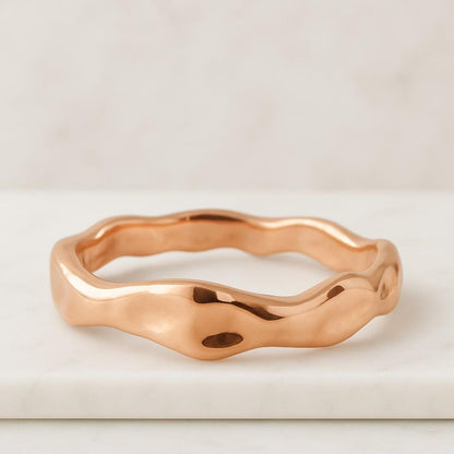 Mens Gold Band Comfort Fit Band Hammered Gold Band Mens Wedding Band Mens Gold Ring Hammered Gold Ring Recycled Gold Ring Rugged Band