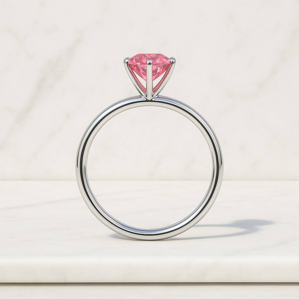 Micro Pave Lab Grown Diamond Wedding Band Half Eternity Stacking Ring