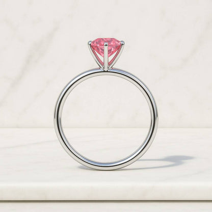 Micro Pave Lab Grown Diamond Wedding Band Half Eternity Stacking Ring