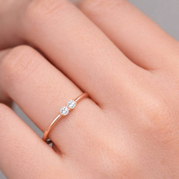 Minimal Delicate Ring Everyday Ring for Anniversary Gift