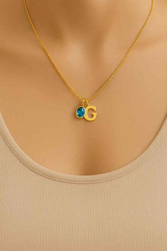 Minimalist Birthstone Necklace Gift for Her Christmas Gift for Her