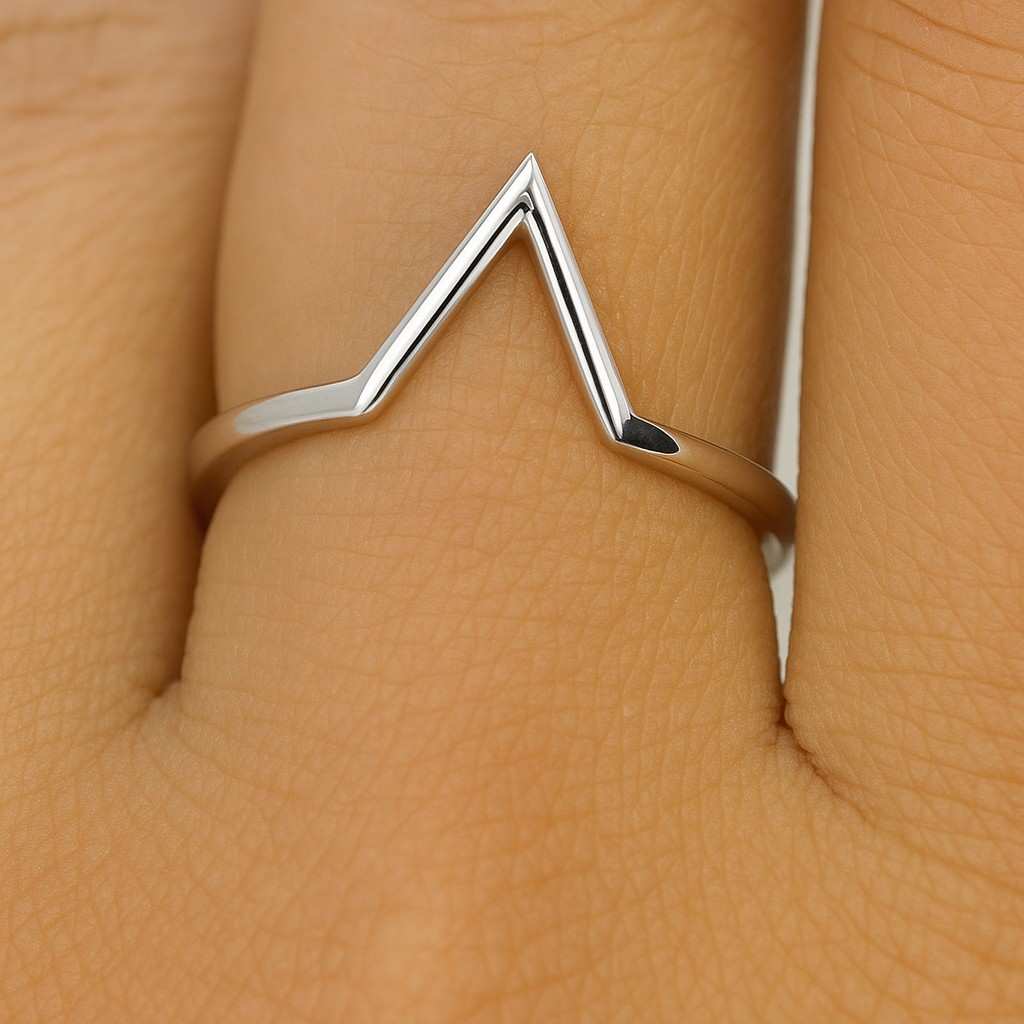 Minimalist Bridal Wedding Band Minimalist Stacking Band