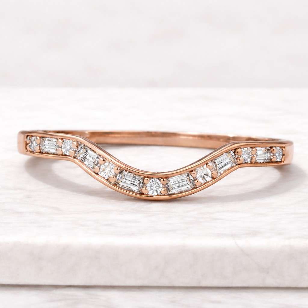 Minimalist Contour Ring Gold
