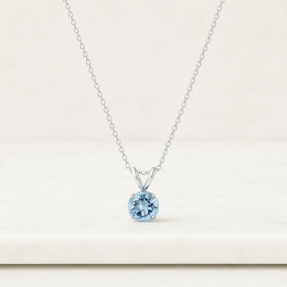 Minimalist Emerald Cut Moissanite Necklace in Sterling Silver 3.5 TCW Solitaire Pendant for