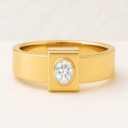 Minimalist Floral Inspired Promise Ring, Elegant Stacking Jewelry