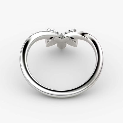 Minimalist Gold Band Dainty Wedding Ring
