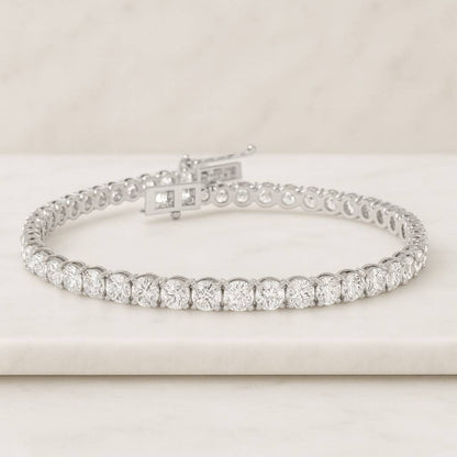 Minimalist Jewelry Sparkly Everyday VVS1 Moissanite Tennis Bracelet Bridal Gift Wedding Jewellery