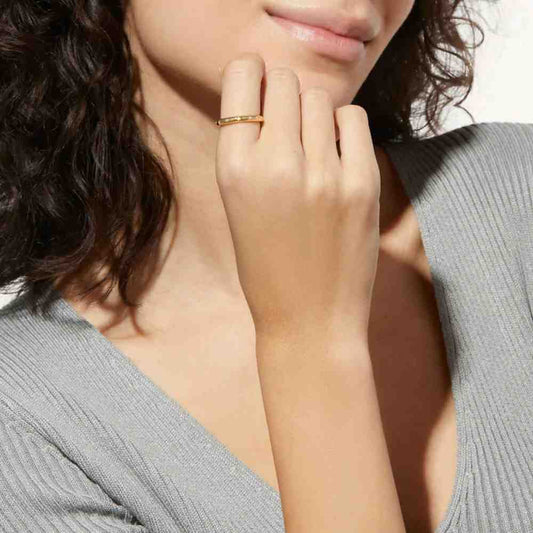 Minimalist Open Gap Wedding Band, 0.17TW Marquise and Round Moissanite Engagement Band, Half Eternity Band, Stackable Matching Band For Her
