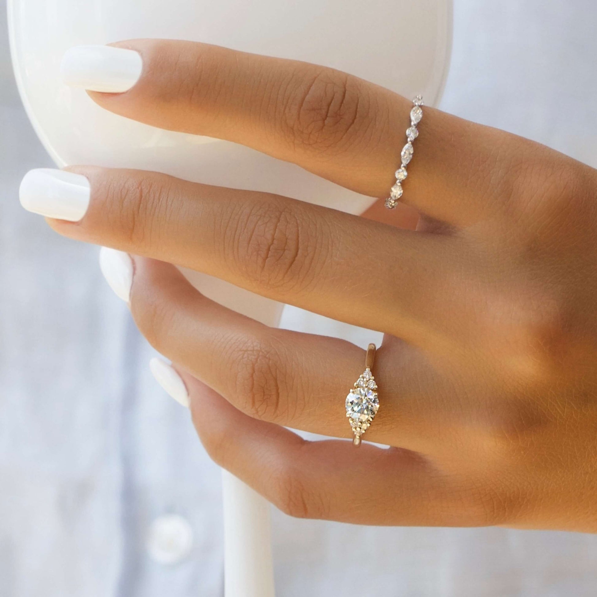 Minimalist Ring, Yellow Gold Ring