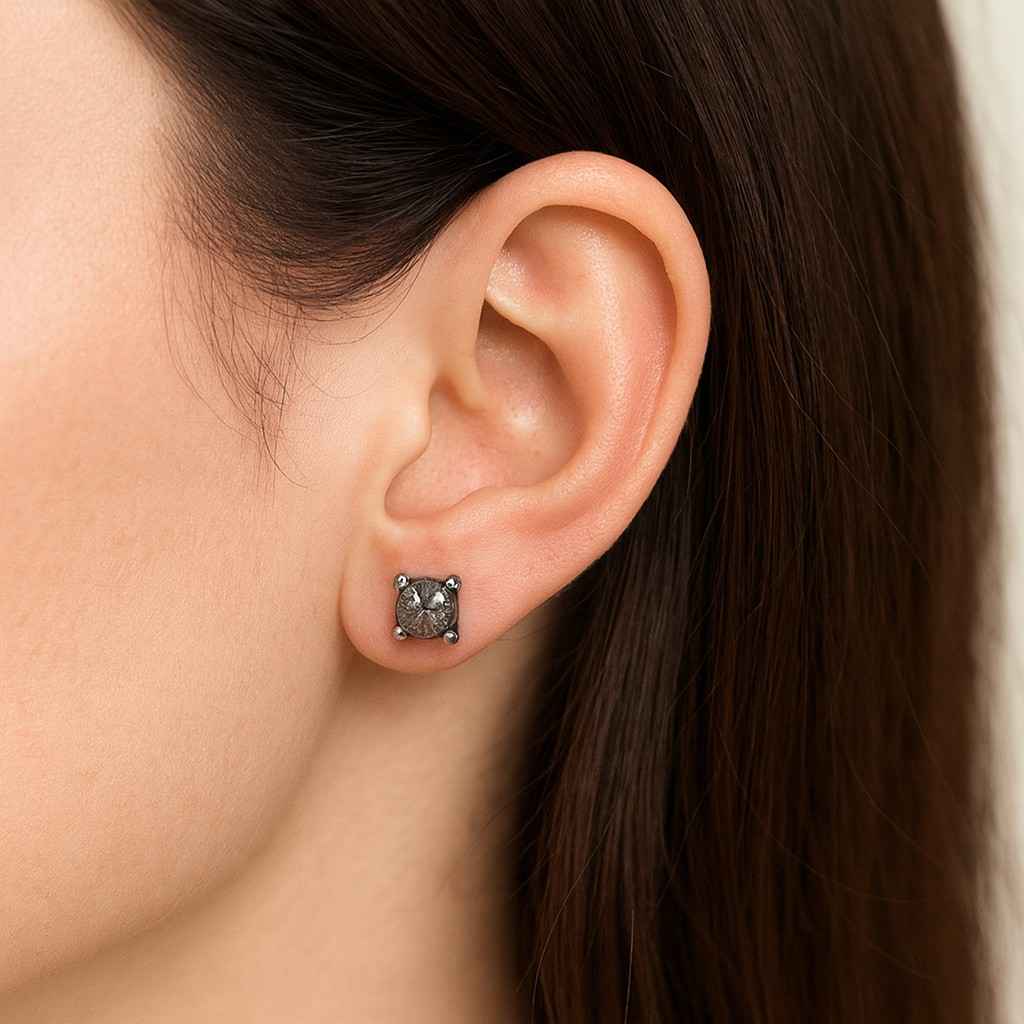 Minimalist Sterling Silver Initial Earrings, Lowercase Letter Earrings, Gold Stud Earrings, Everyday Earrings, Mother's Day Gift, Mom Gift