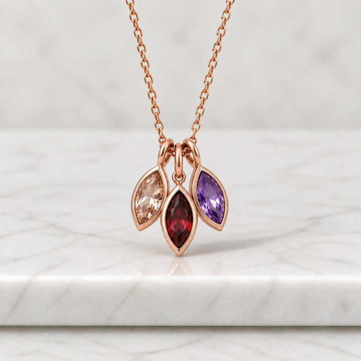mixed cut diamond heart pendant necklace, lab grown, bridal jewelry
