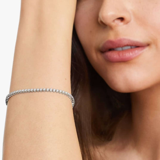 Moissanite Tennis Bracelet Like Real Diamond Jewelry 18K Gold Plated Tennis Bracelet 