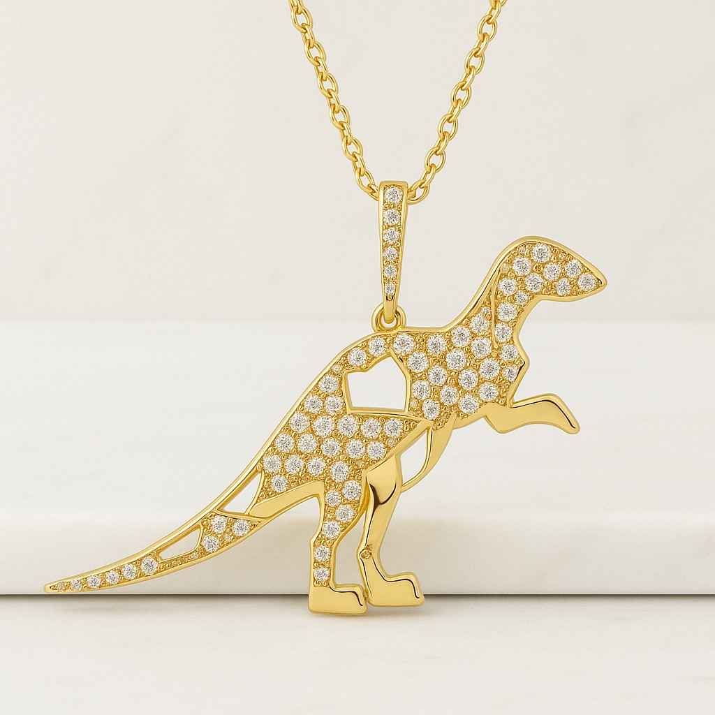 Mom and Baby Dinosaur Necklace Mama Dinosaur Jewelry for Grandma Mother Daughter Dinosaur Pendant Dainty Mother Child Necklace Dino necklace