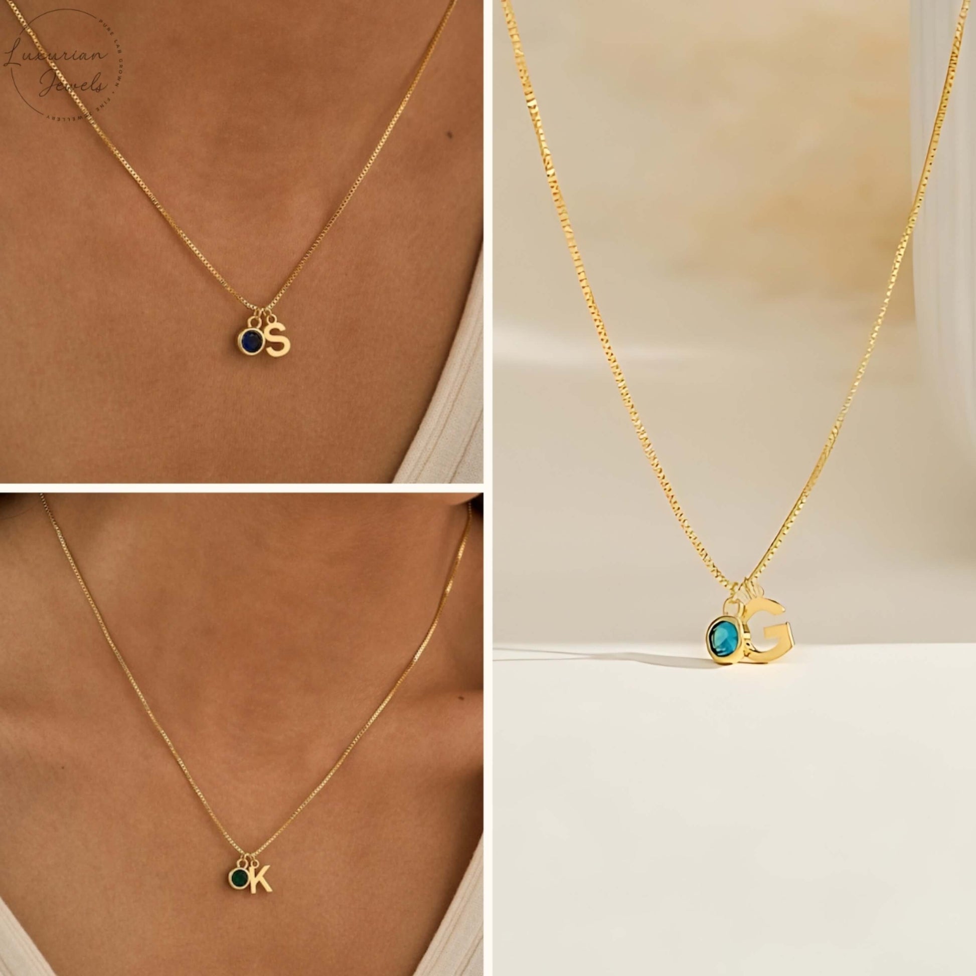 Monogram Mom Necklace