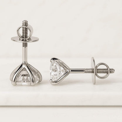 Moon Studs, Moon Earrings Moon Stud Earrings