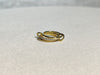 18k Chunky Gold Connector Ring For Woman
