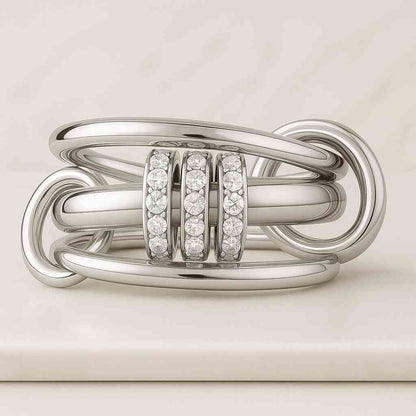 Multi Link Connected Ring For Her