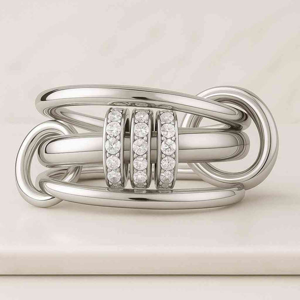 Multi Link Connected Ring For Her