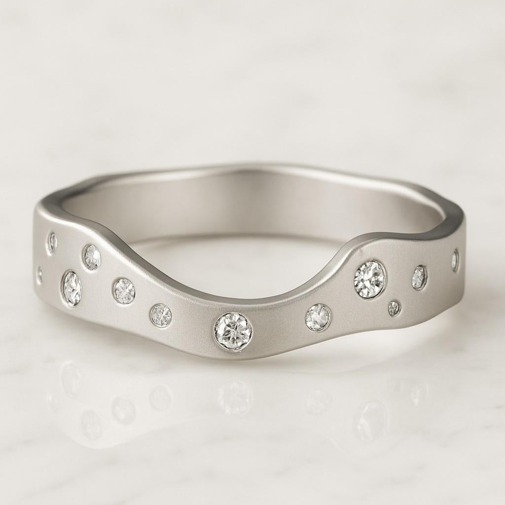 Multi Shape Lab Grown Diamond Bypass Ring