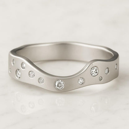 Multi Shape Lab Grown Diamond Bypass Ring
