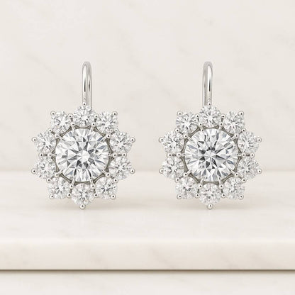 Multi Shape Lab Grown Diamond Earrings for Her IGI Certified Diamond Earrings for Wife Anniversary Gifts Wedding Gift Handmade Earrings