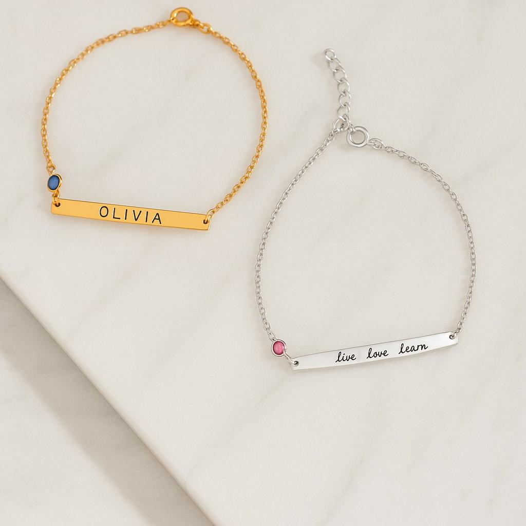 Multiple Name Bracelet Christmas gift Jewelry Bridesmaid gift Birthday Gift