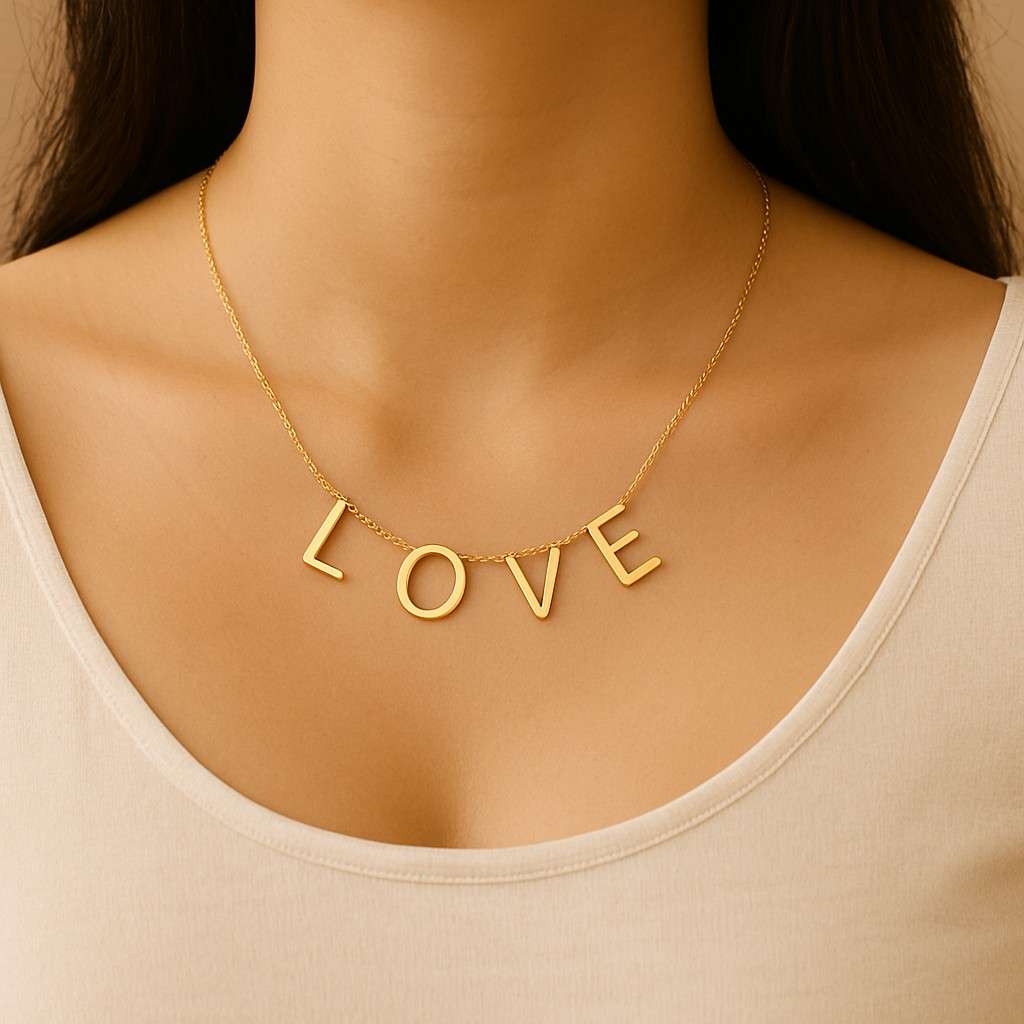 Name Necklace Gold Nameplate Necklace 14k Solid Gold Custom Name Jewelry