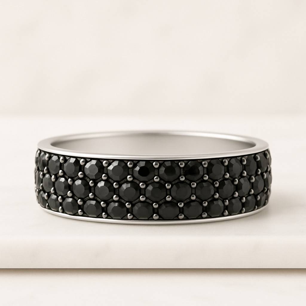 Natural Round Diamond Wedding Band Minimalist 14K White Gold Curved Band Prong Set Bridal Matching Band Handcrafted Dainty Band For Her