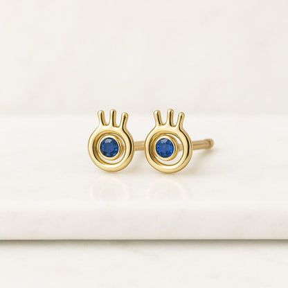 Natural Diamond Star Stud Earrings 18k White Gold Jewelry