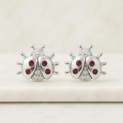 Natural Garnet Earrings Red Gemstone Earrings Stud Earrings 925 Sterling Silver Jewelry Engagement Gift Earrings For Wife