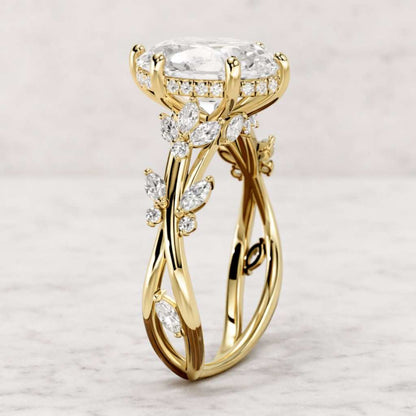 Nature Inspired Wedding Ring