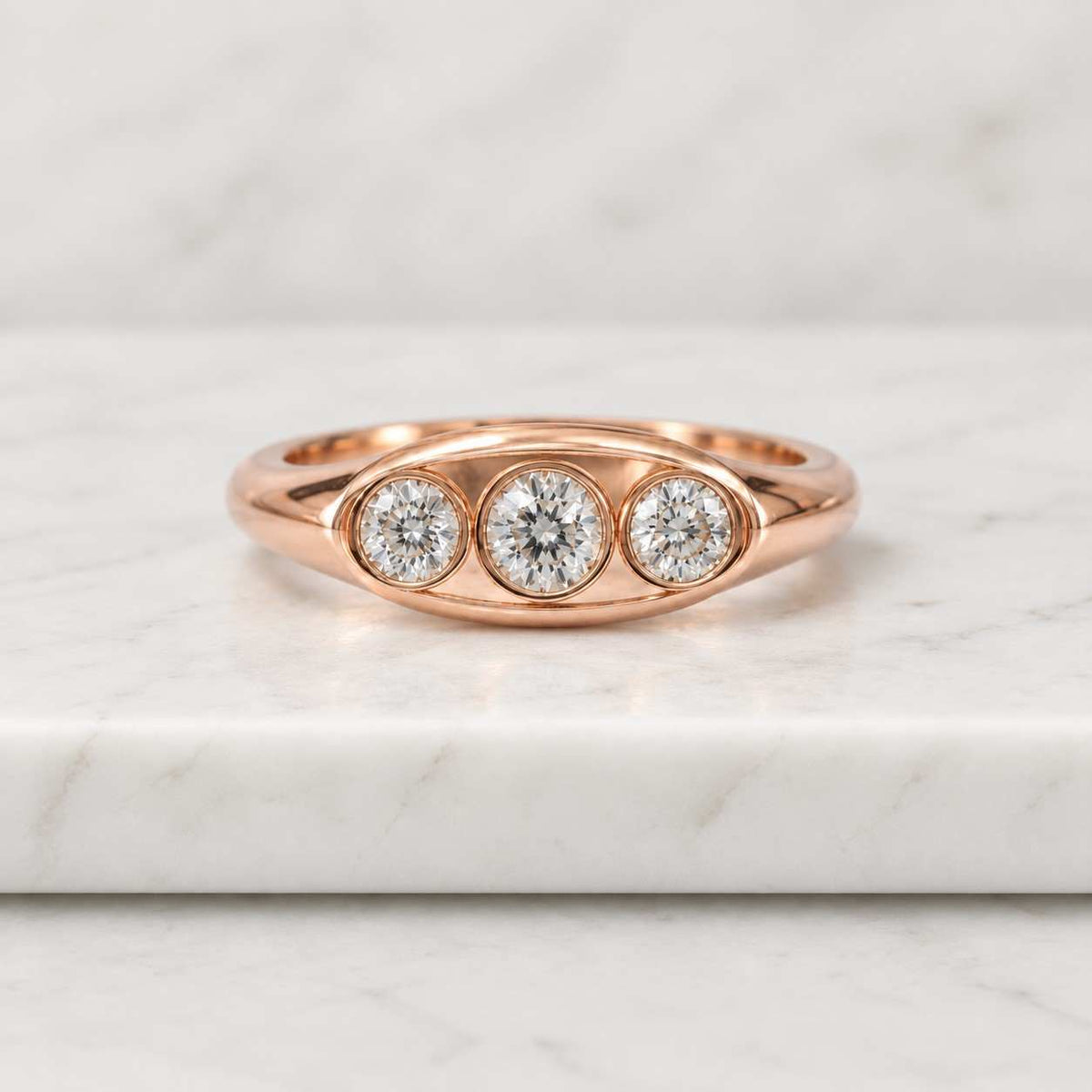 old european cut diamond wedding band: graduated lab grown diamond anniversary ring
