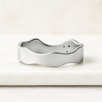 Multi Shape Lab Grown Diamond Bypass Ring Open Cuff Toi Et Moi Ring, Pear Lab Grown Diamond Engagement Ring