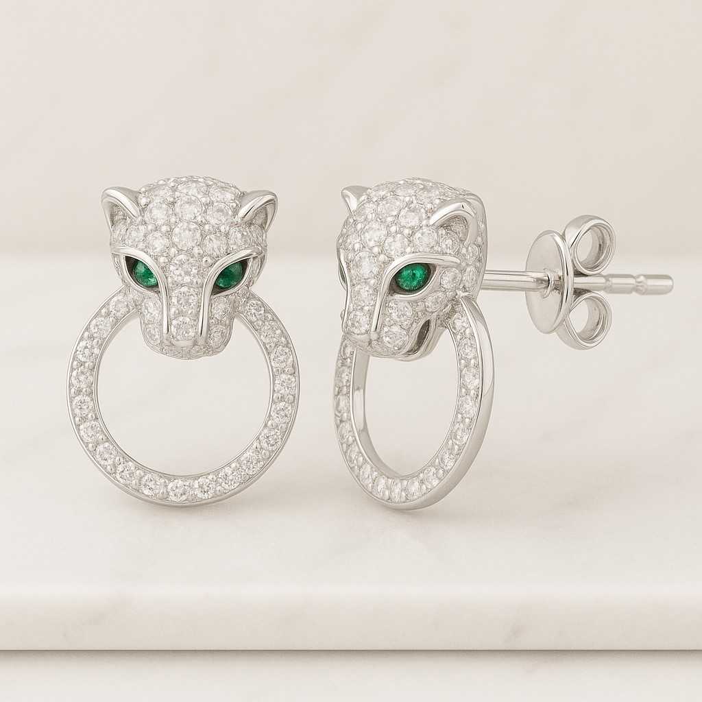 Open Wedding Band Colorless Moissanite Open Wedding Band Bubble Prong Set Ring