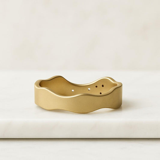 Open Cuff Toi Et Moi Ring, Pear Lab Grown Diamond Engagement Ring