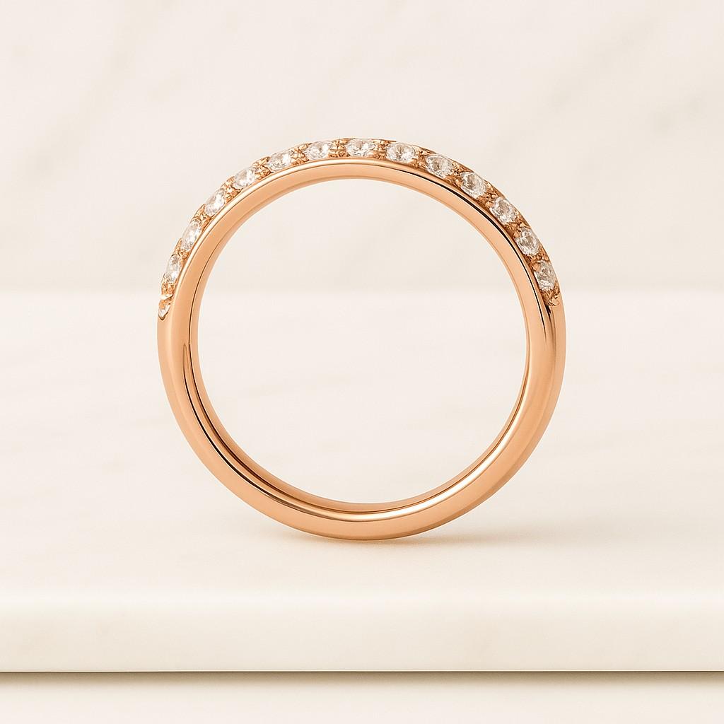 open cuff toi et moi wedding ring gift for her