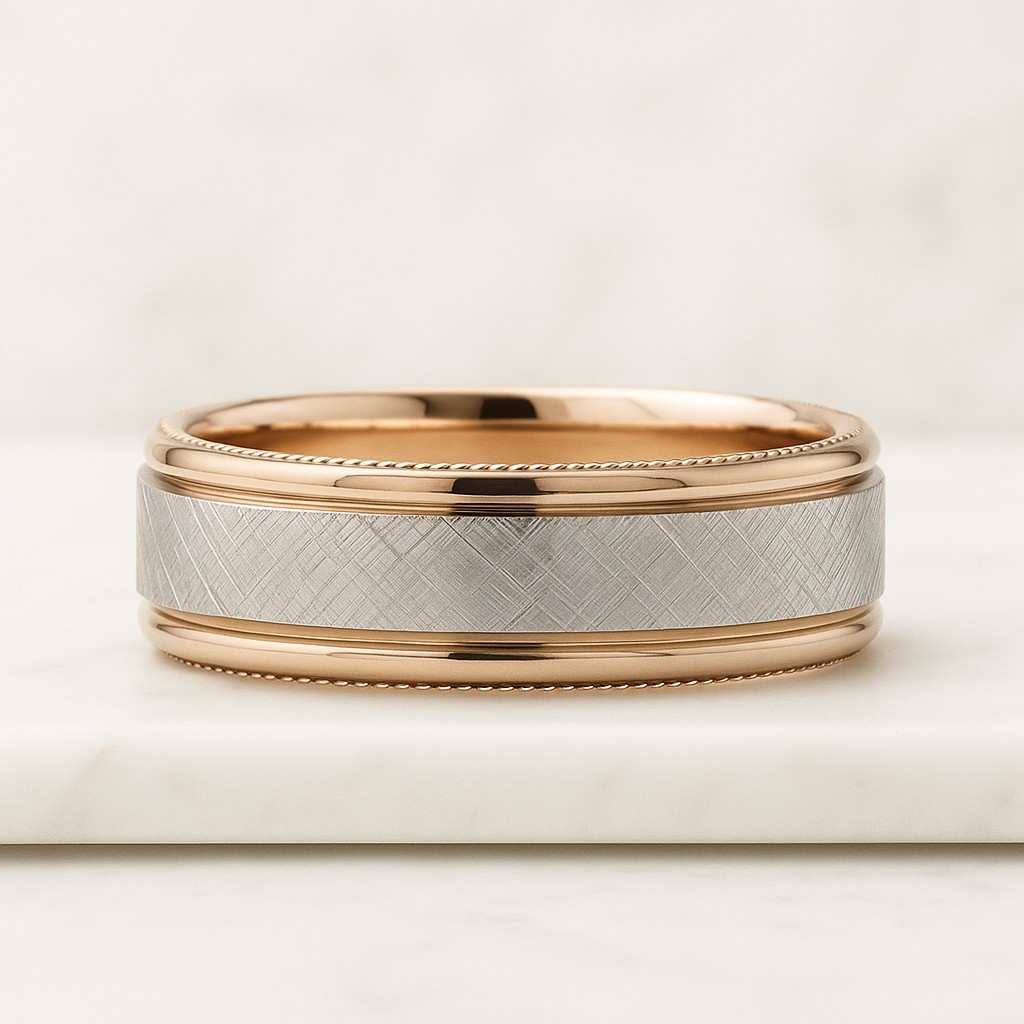 14k Solid Gold Open Diamond Band Wide Textured Cuff Wedding Ring for Women