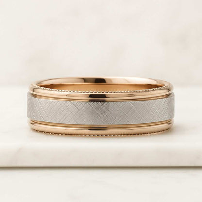 14k Solid Gold Open Diamond Band Wide Textured Cuff Wedding Ring for Women