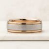14K Yellow Gold Traditional Milgrain Edged Band For Grooms